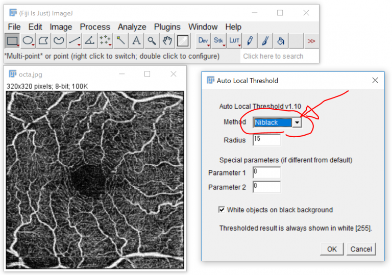 ImageJ(Fiji)でAuto_ThresholdX.Y.Z.jarプラグインを用いて画像を2値化する WordPressでフリーオリジナルフォント